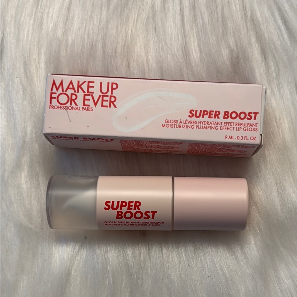 MAKE UP FOR EVER Super Boost Moisturizing & Plumping Lip Gloss - 01 Clear